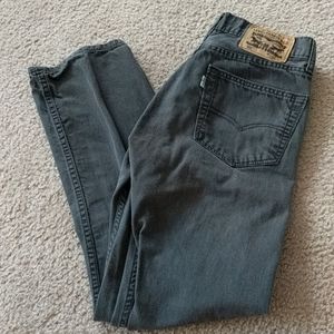 Charcoal Levi 505s 30 x 30